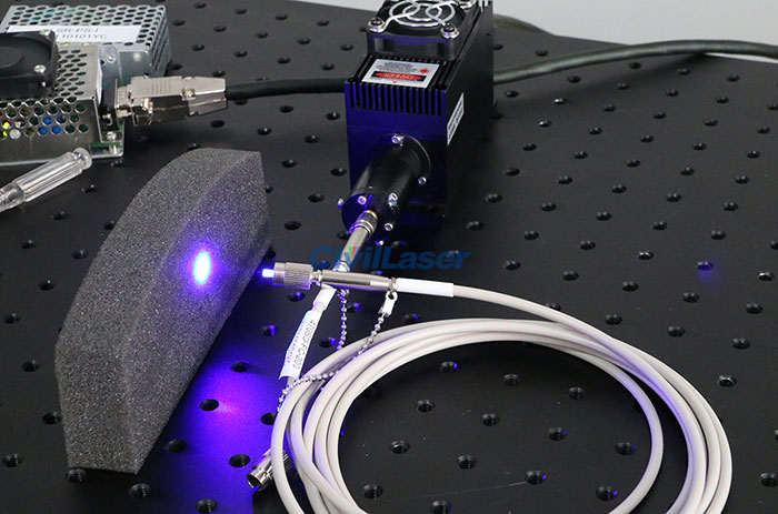 470nm fiber coupled laser